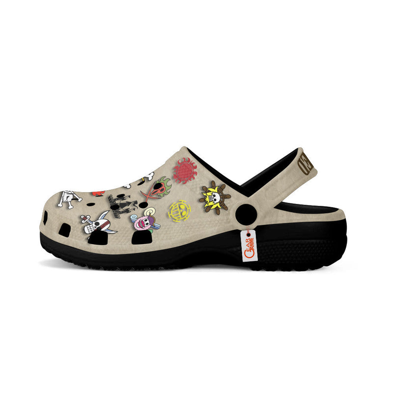 One Piece Pirates Clogs Jolly Rogers