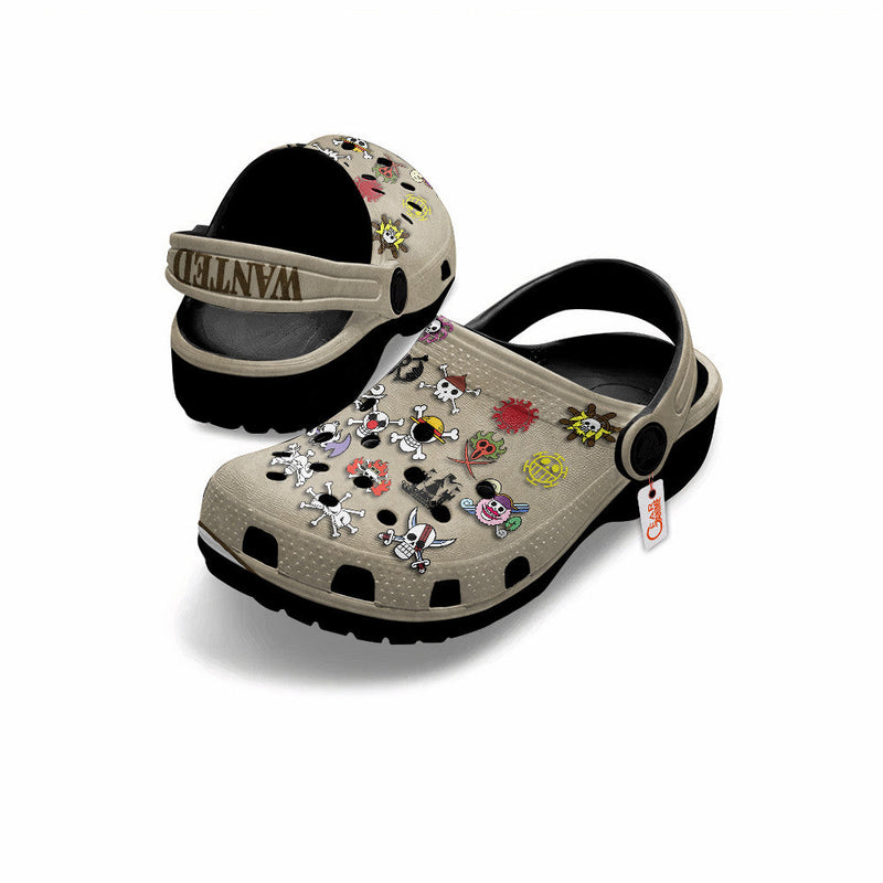 One Piece Pirates Clogs Jolly Rogers