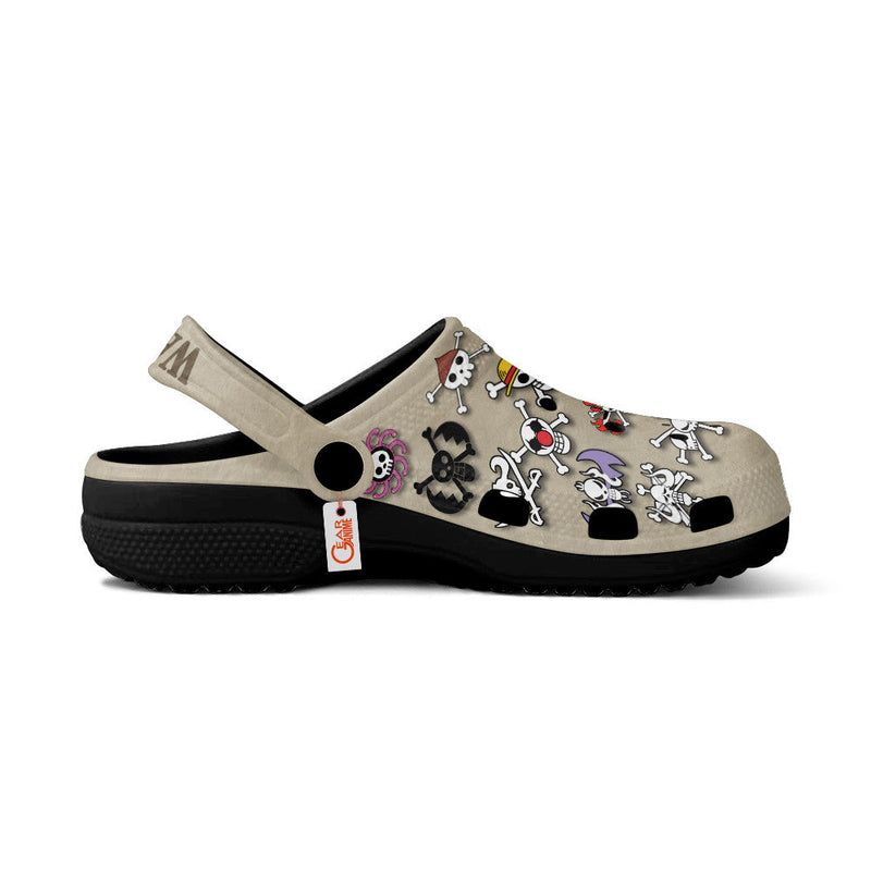 One Piece Pirates Clogs Jolly Rogers