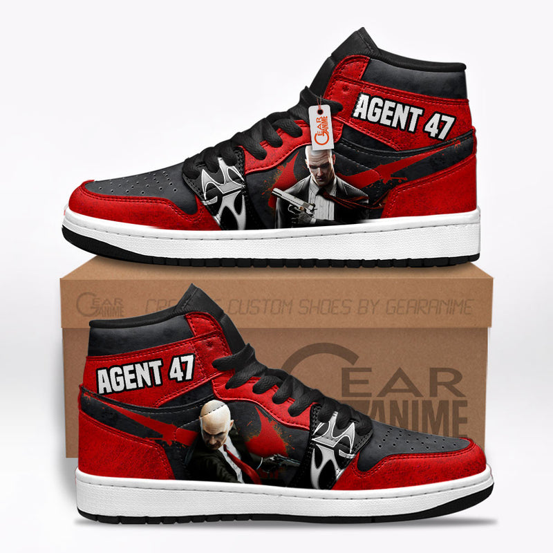 Agent 47 J1-Sneakers Custom Games Shoes