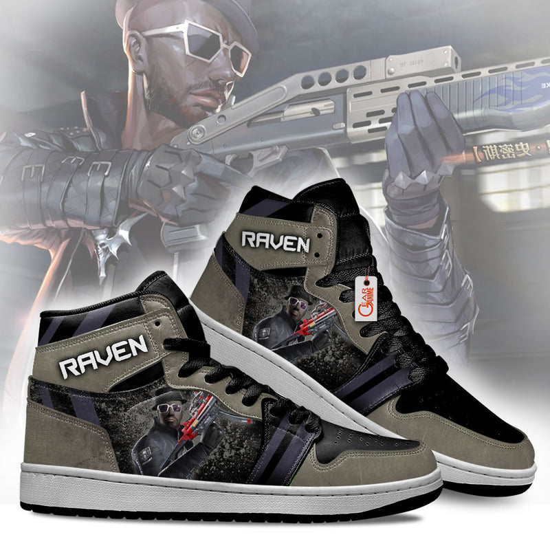 Raven J1-Sneakers Custom Game C.S Skins