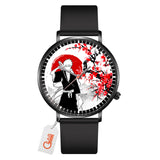 Ichigo Kurosaki Leather Band Wrist Watch Japan Cherry Blossom