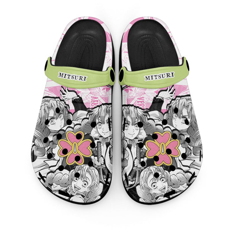 Mitsuri Kanroji Clogs Shoes Manga Style Personalized