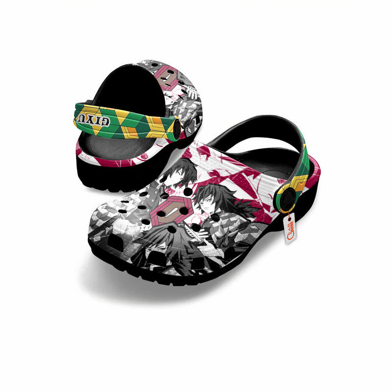 Giyu Tomioka Clogs Shoes Manga Style Personalized