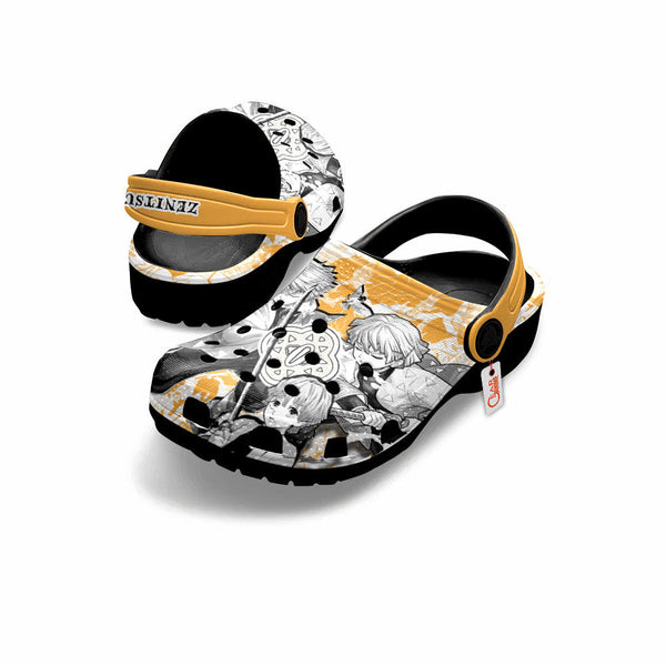 Zenitsu Clogs Shoes Manga Style Personalized