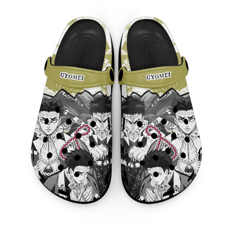 Gyomei Himejima Clogs Shoes Manga Style Personalized