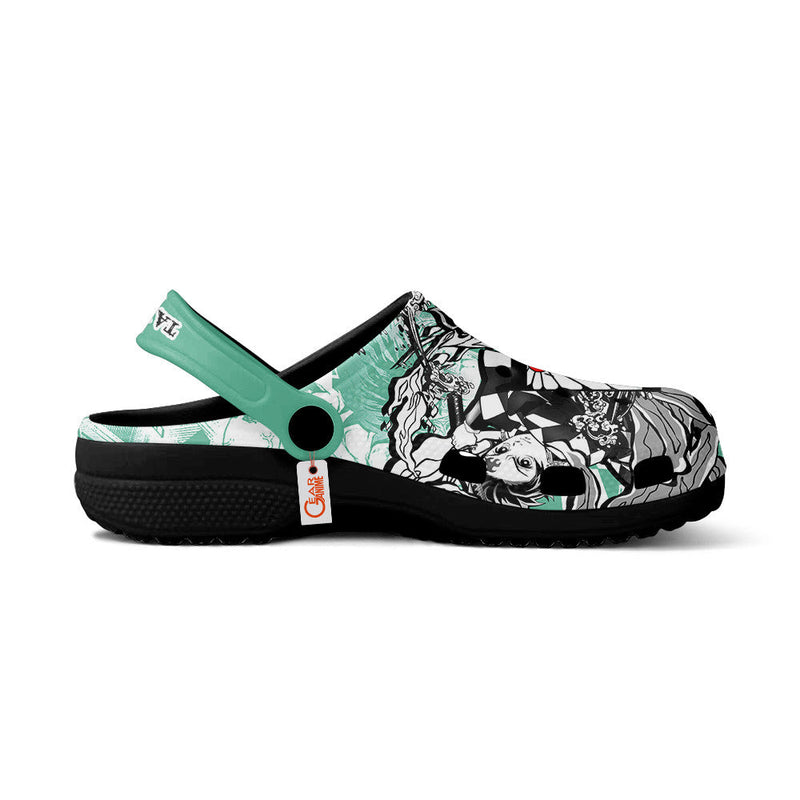 Tanjiro Clogs Shoes Personalized Manga Style