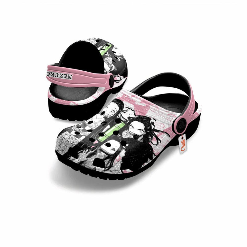 Nezuko Clogs Shoes Manga Style Personalized