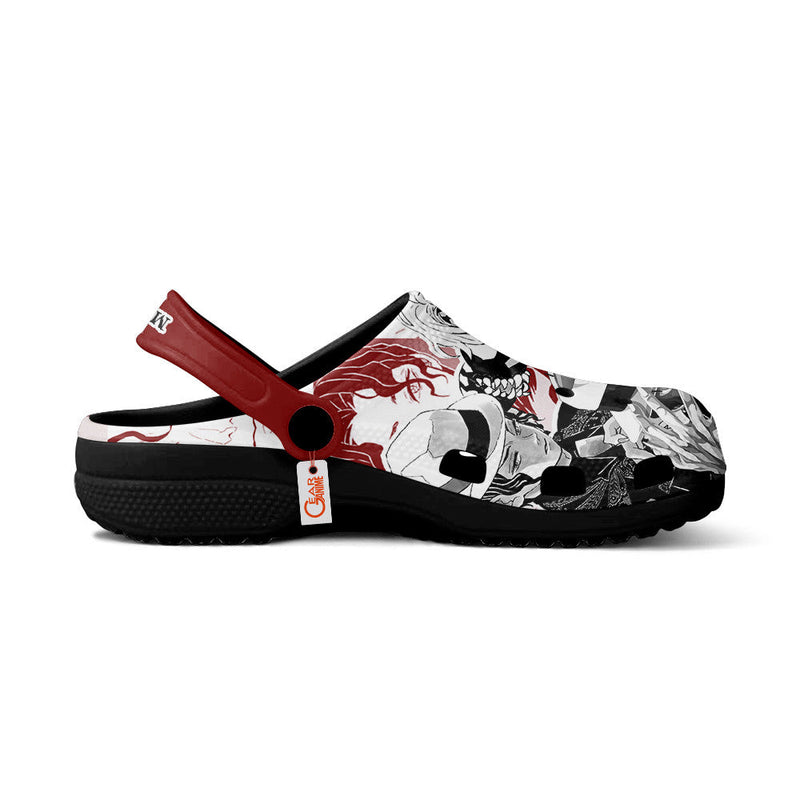 Muzan Kibutsuji Clogs Shoes Manga Style Personalized