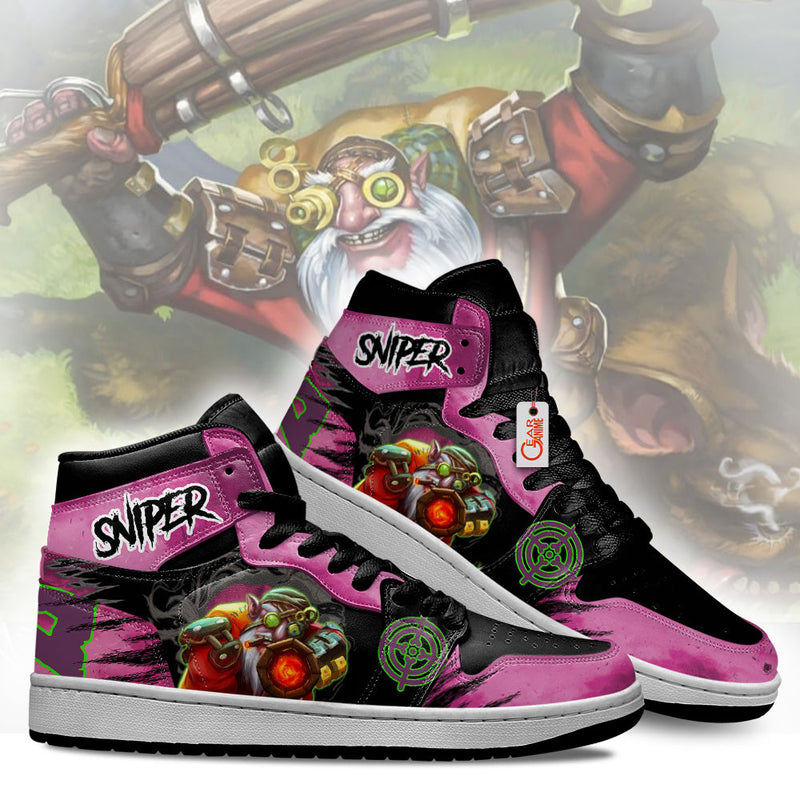 Sniper J1-Sneakers Custom Games Shoes