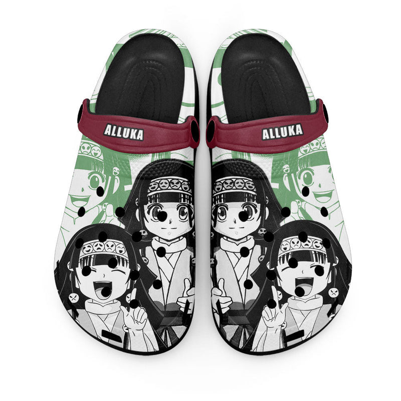 Alluka Zoldyck Clogs Shoes Manga Style Personalized