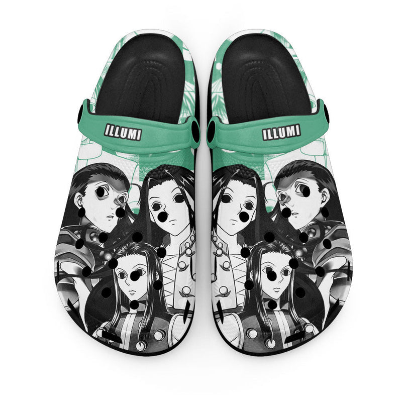 Illumi Zoldyck Clogs Shoes Manga Style Personalized