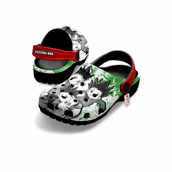 Gon Freecss Clogs Shoes Manga Style Personalized