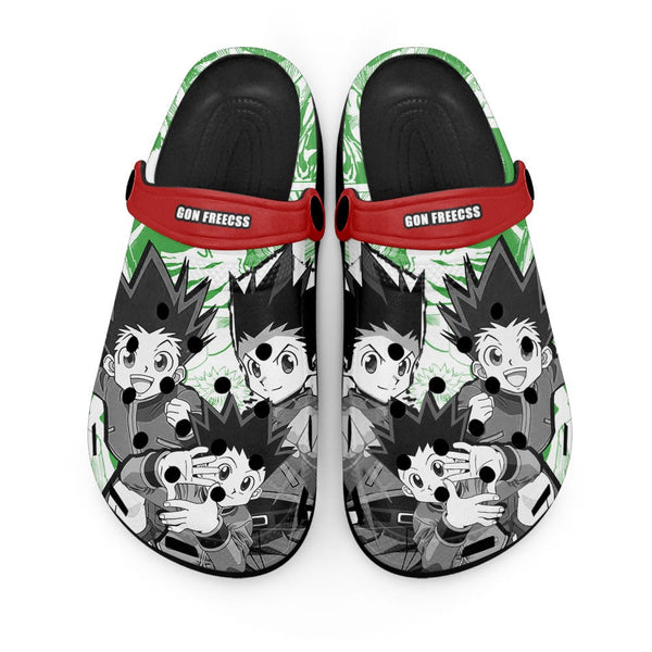 Gon Freecss Clogs Shoes Manga Style Personalized