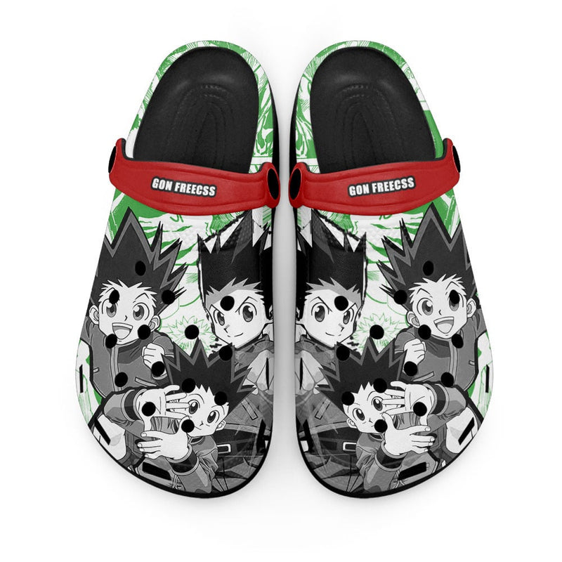 Gon Freecss Clogs Shoes Manga Style Personalized