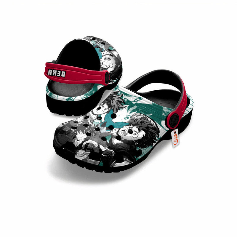 Izuku Deku Clogs Shoes Manga Style Personalized