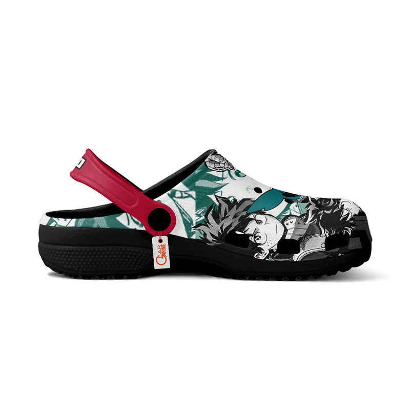 Izuku Deku Clogs Shoes Manga Style Personalized