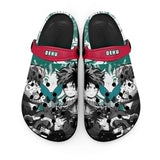 Izuku Deku Clogs Shoes Manga Style Personalized