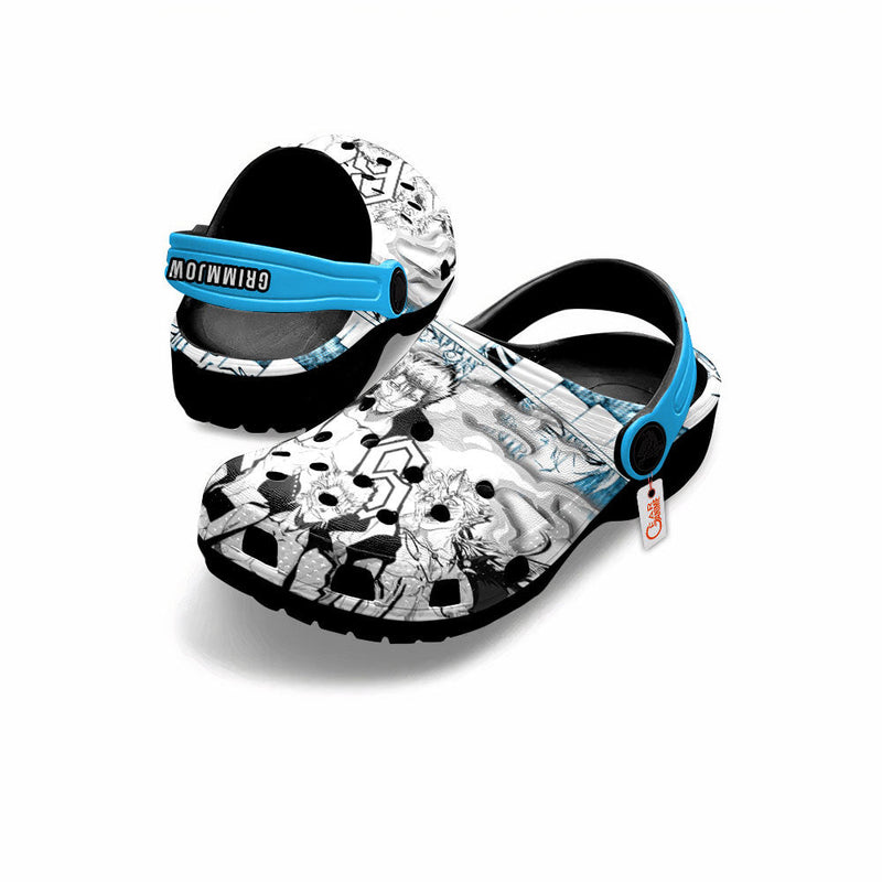 Grimmjow Jaegerjaquez Clogs Shoes Manga Style Personalized