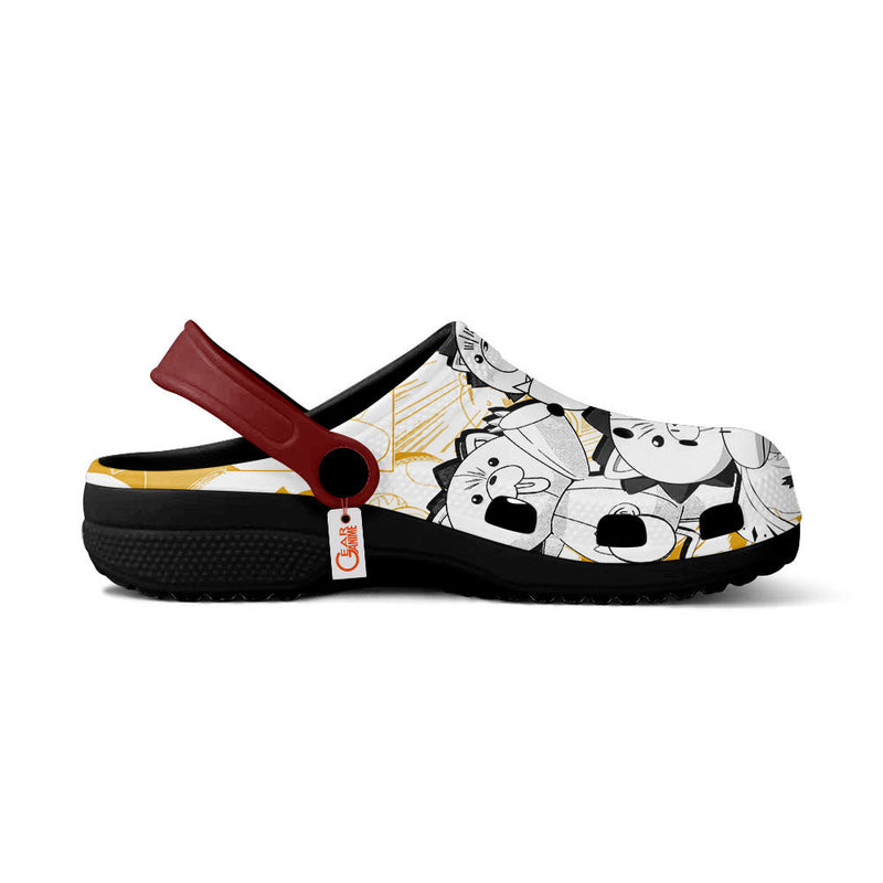 Kon Clogs Shoes Manga Style Personalized