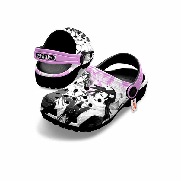 Byakuya Kuchiki Clogs Shoes Manga Style Personalized