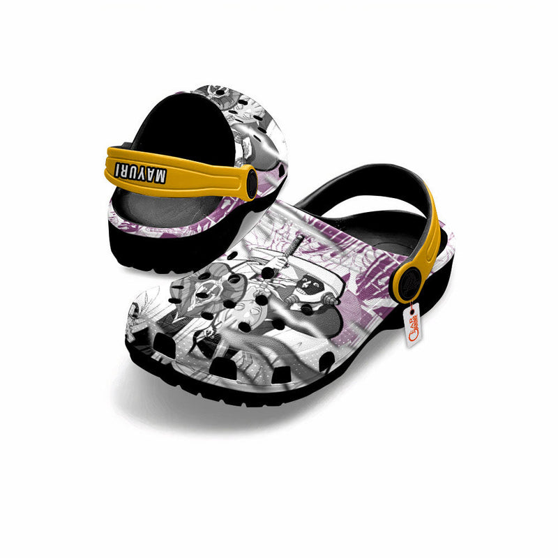 Mayuri Kurotsuchi Clogs Shoes Manga Style Personalized