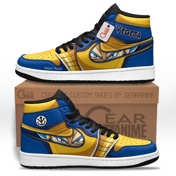 Vegeta Blue J1-Sneakers Eyes Style Personalized Shoes