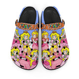 Princess Peach Clogs Custom For Mario Fans