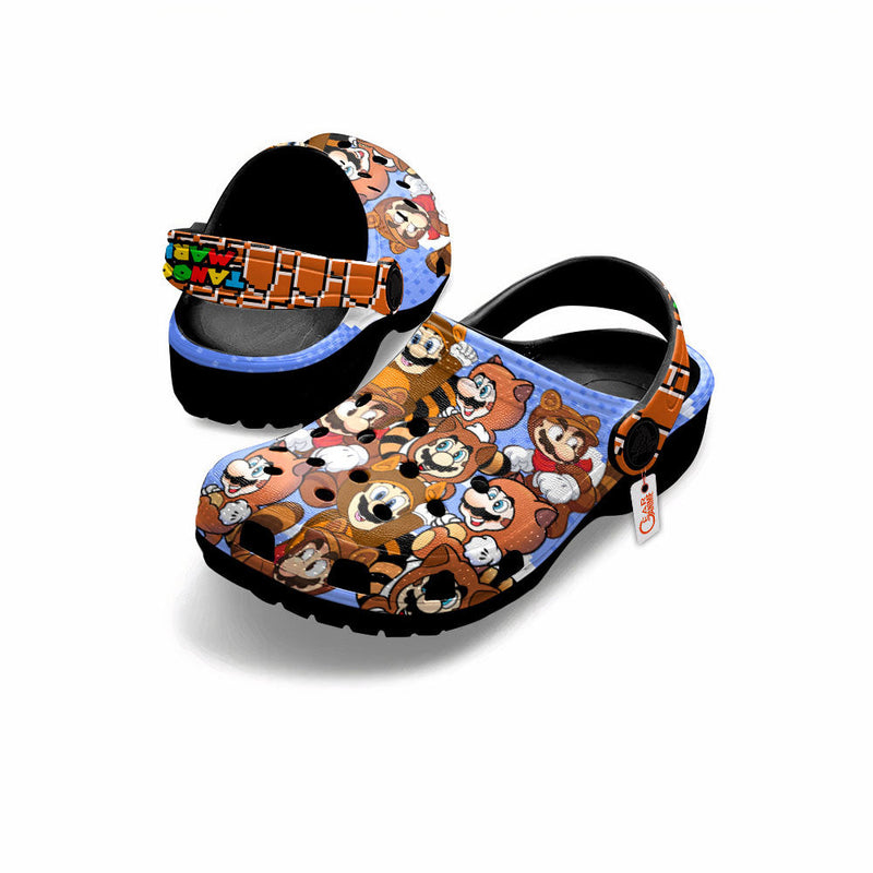 Tanooki Mario Clogs Shoes