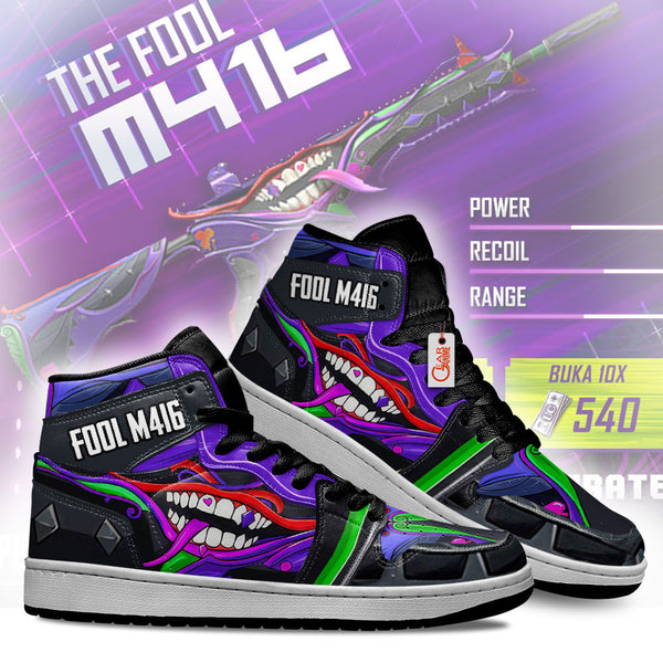 M416 Fool J1-Sneakers Custom Games Shoes