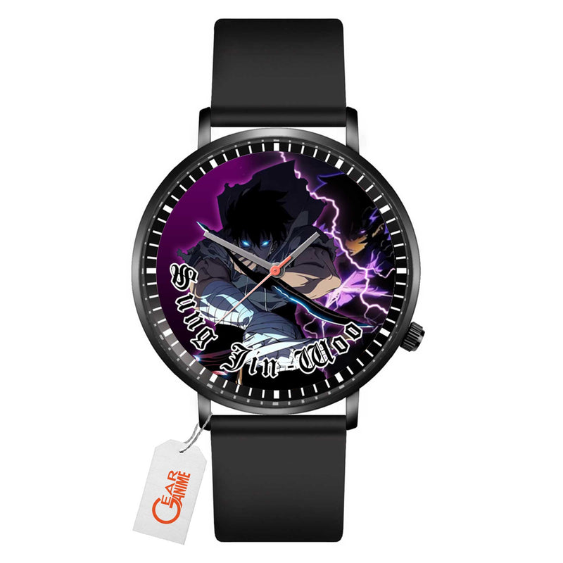 Sung Jin-Woo Leather Band Wrist Watch Personalized