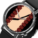 Red Riot Leather Band Wrist Watch