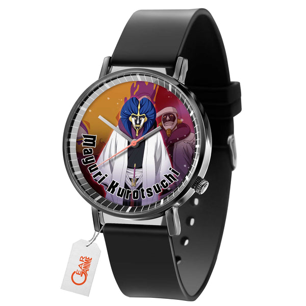 Mayuri Kurotsuchi Leather Band Wrist Watch