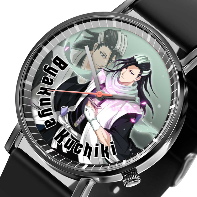 Byakuya Kuchiki Leather Band Wrist Watch