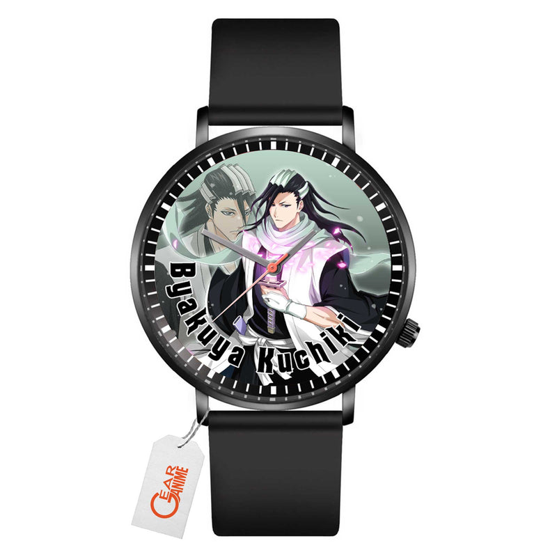 Byakuya Kuchiki Leather Band Wrist Watch