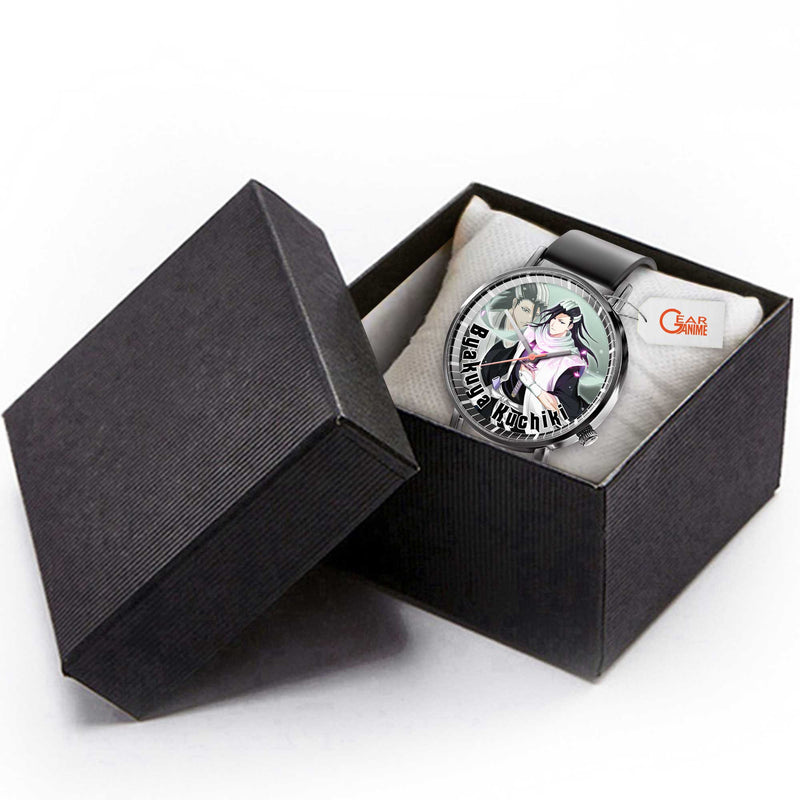 Byakuya Kuchiki Leather Band Wrist Watch