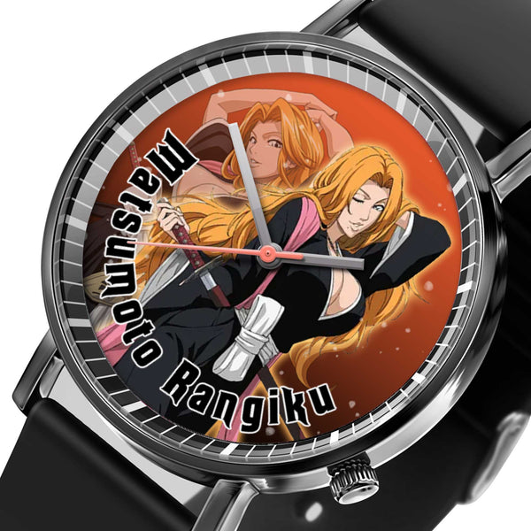 Matsumoto Rangiku Leather Band Wrist Watch