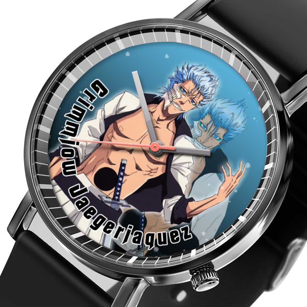 Grimmjow Jaegerjaquez Leather Band Wrist Watch