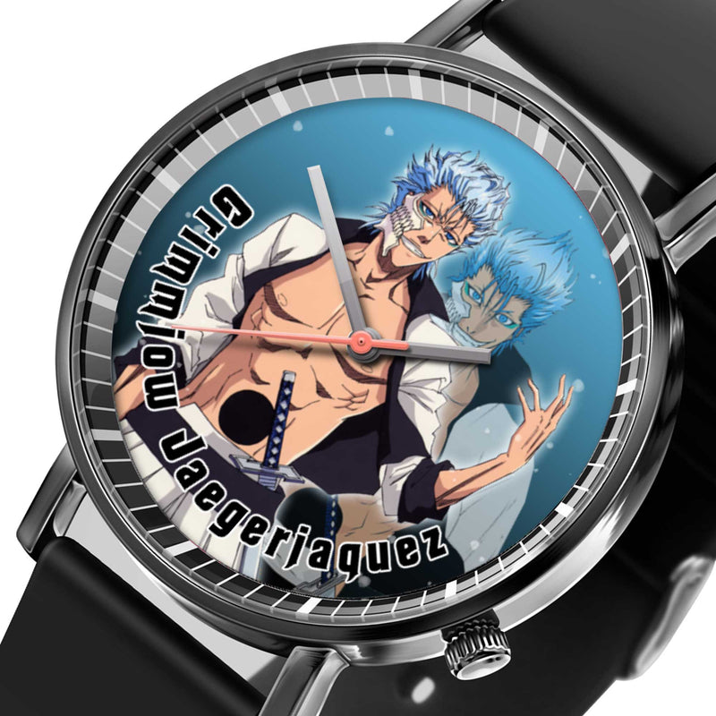 Grimmjow Jaegerjaquez Leather Band Wrist Watch