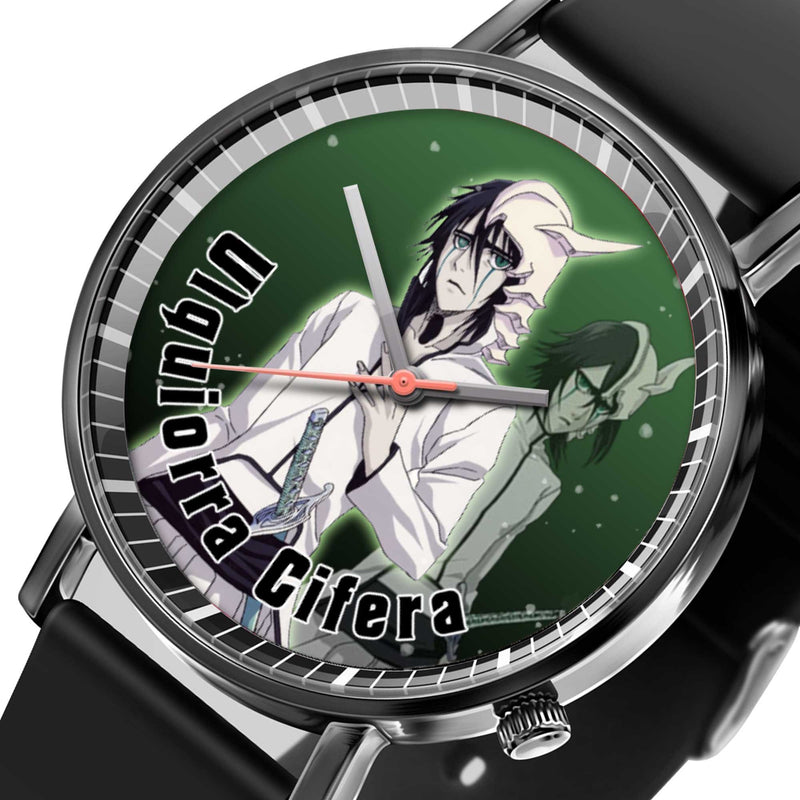 Ulquiorra Cifer Leather Band Wrist Watch