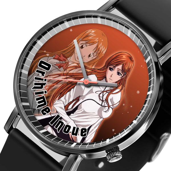 Orihime Inoue Leather Band Wrist Watch