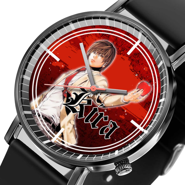 Light Yagami Leather Band Wrist Watch