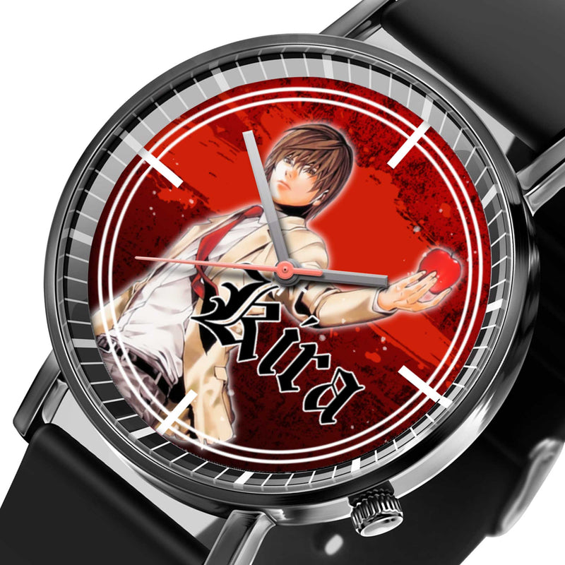 Light Yagami Leather Band Wrist Watch