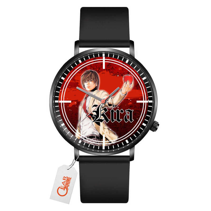 Light Yagami Leather Band Wrist Watch