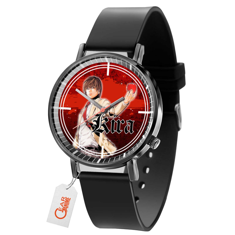 Light Yagami Leather Band Wrist Watch