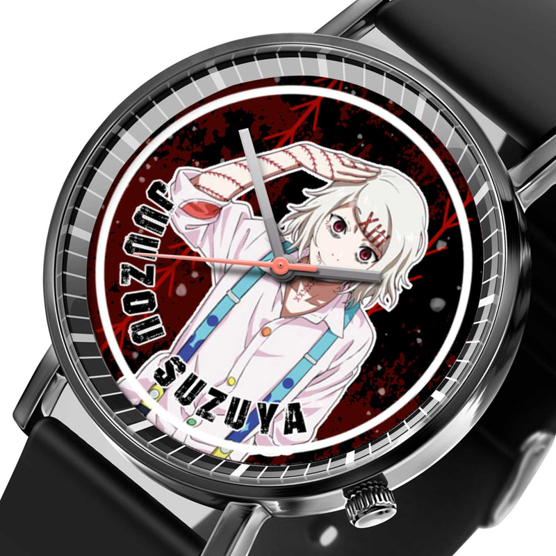 Juuzou Suzuya Leather Band Wrist Watch Personalized