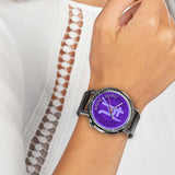 Sailor Saturn Leather Band Wrist Watch Personalized