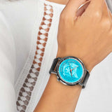 Sailor Mercury Leather Band Wrist Watch Personalized