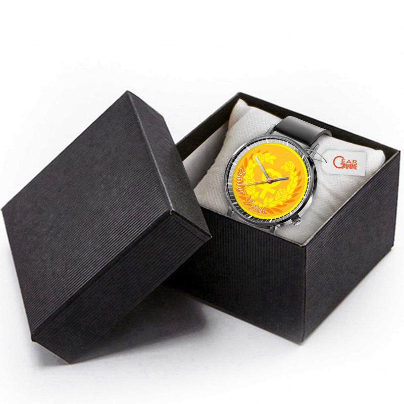 Sailor Venus Leather Band Wrist Watch Personalized