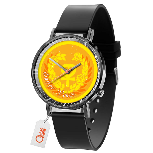 Sailor Venus Leather Band Wrist Watch Personalized